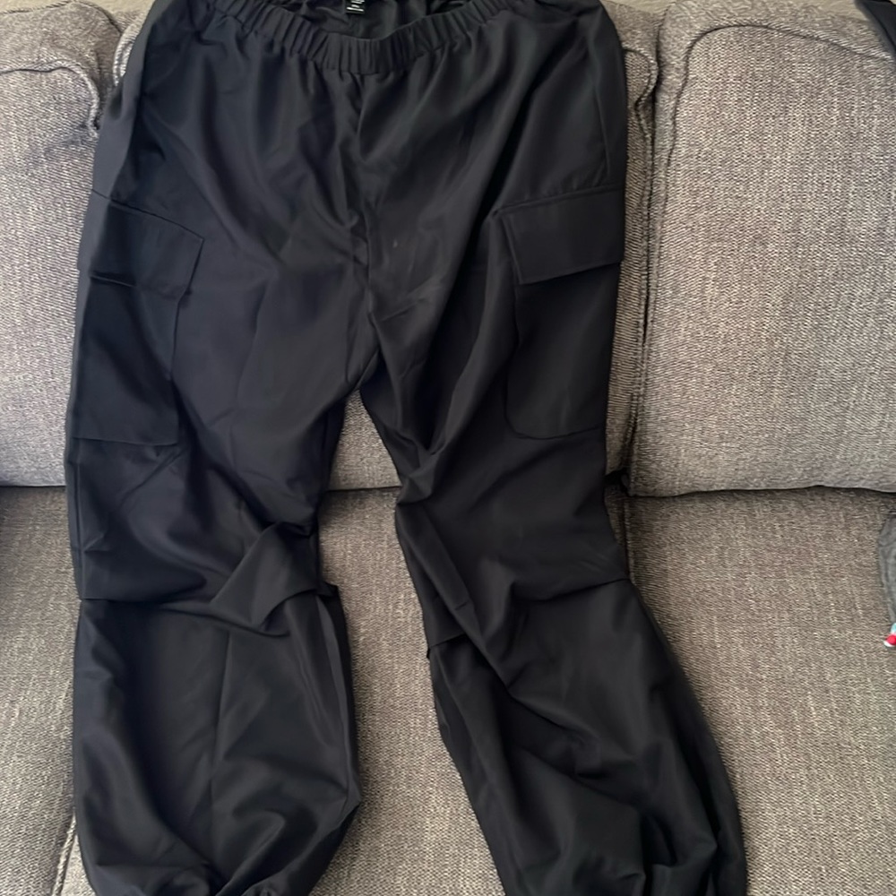 Women black jogger pants